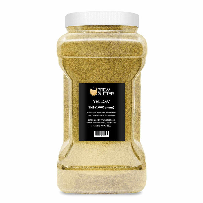 Yellow Cocktail Glitter | Edible Glitter for Cocktails Drinks!