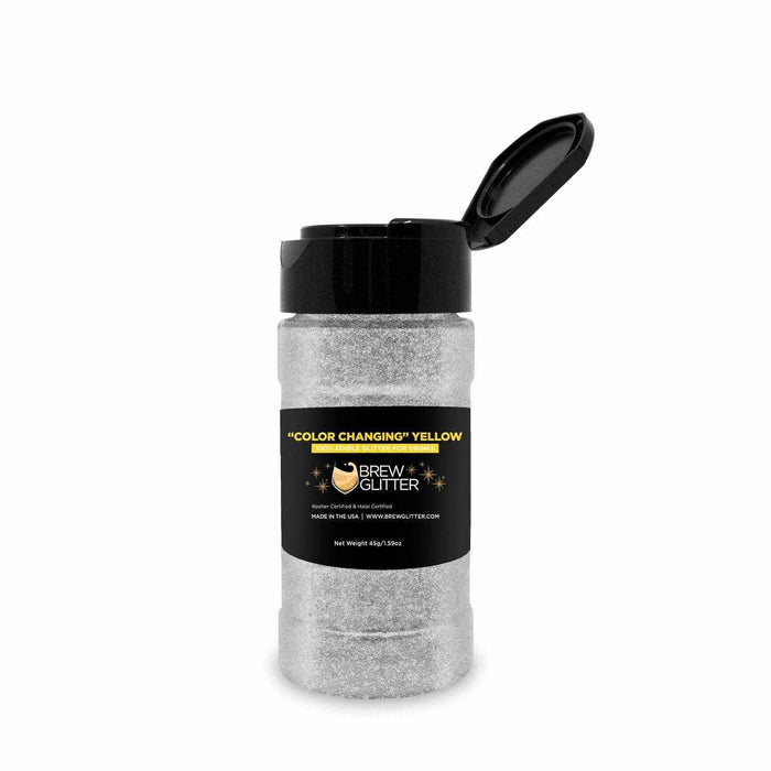 Yellow Color Changing Brew Glitter Coffee | Bakell
