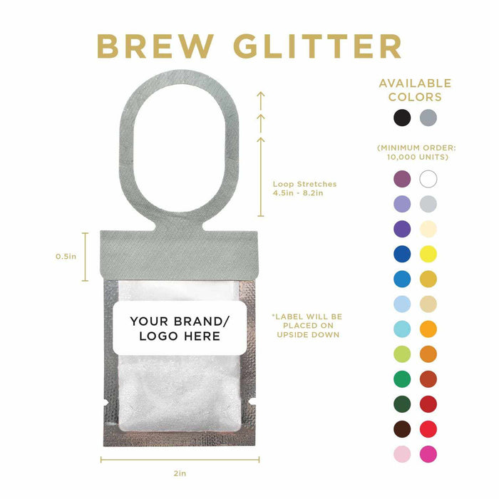 Yellow Color Changing Brew Glitter Necker | Private Label | Bakell