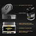 Yellow Brew Glitter in a 4g clear jar with a black flip-top lid and easy-pour design for drinks.
