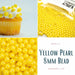 Yellow Pearl 8mm Beads Sprinkles | Krazy Sprinkles | Bakell