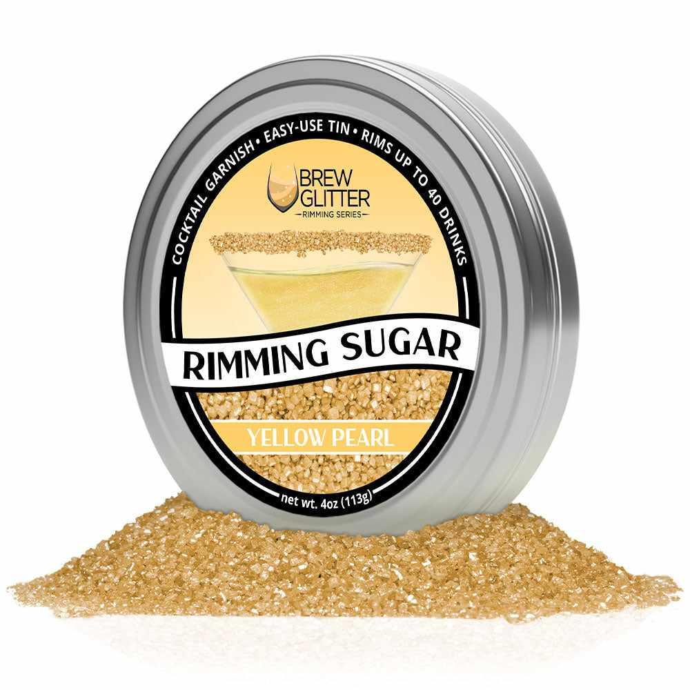Yellow Pearl Cocktail Rimming Sugar | Bulk Sizes-Bulk_Rimming Sugar-bakell