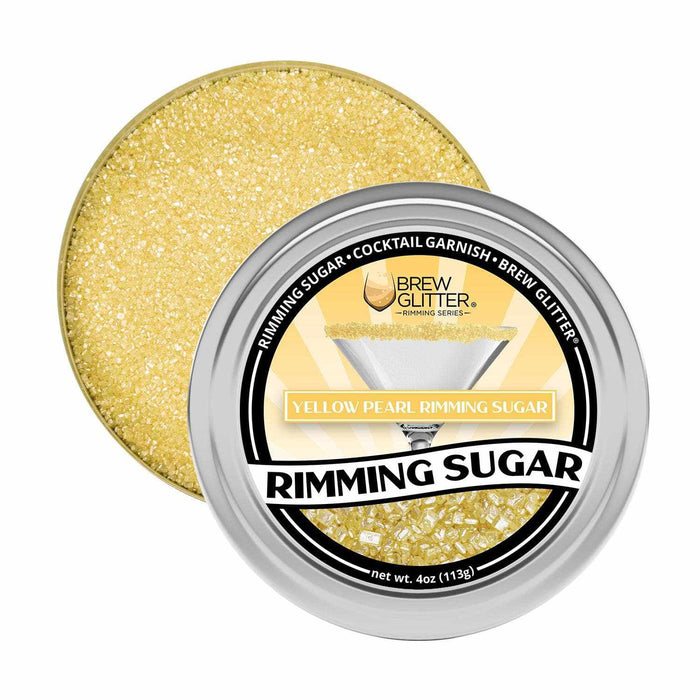 Buy Yellow Pearl Cocktail Rimming Sugar - Yellow Sugar -Bakell