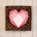 1 Diamond Geo Heart Chocolate Cake Mold | Bakell