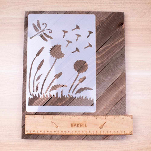 Dandelion Garden Stencil