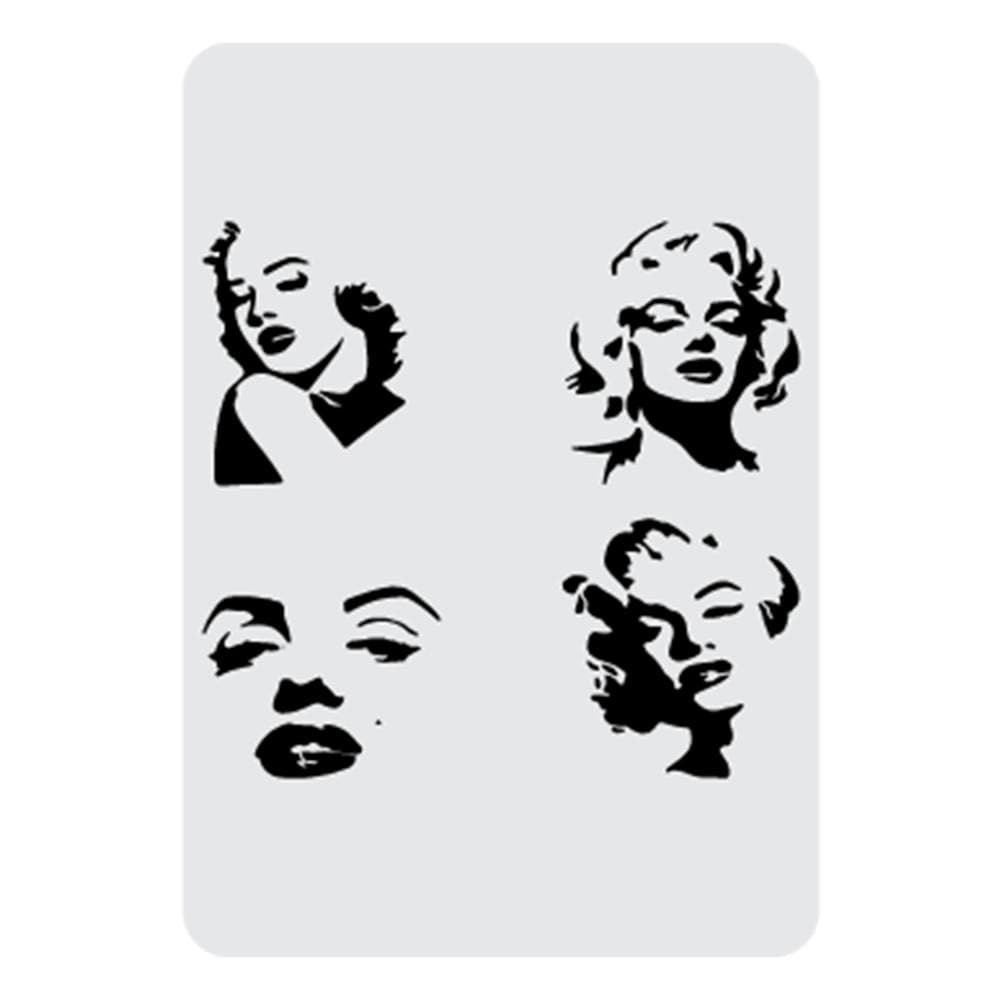 Marilyn Monroe Stencil — Bakell®, image size:1000x1000