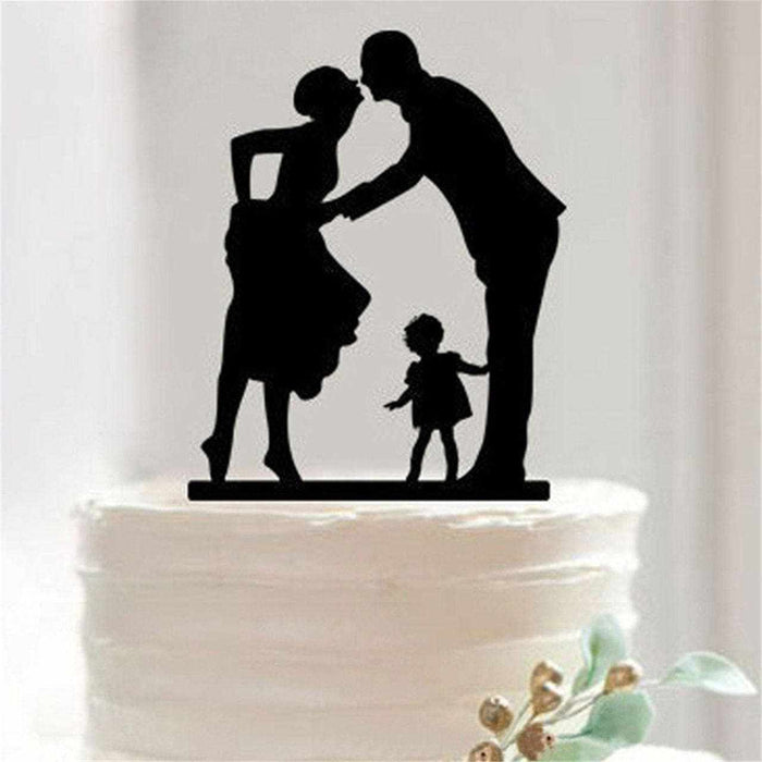 2 + 1 = 3 - Love - Wedding Cake Topper  | Bakell.com