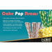 24 PC Cake Pop Party Straws - Silver Stars-bakell