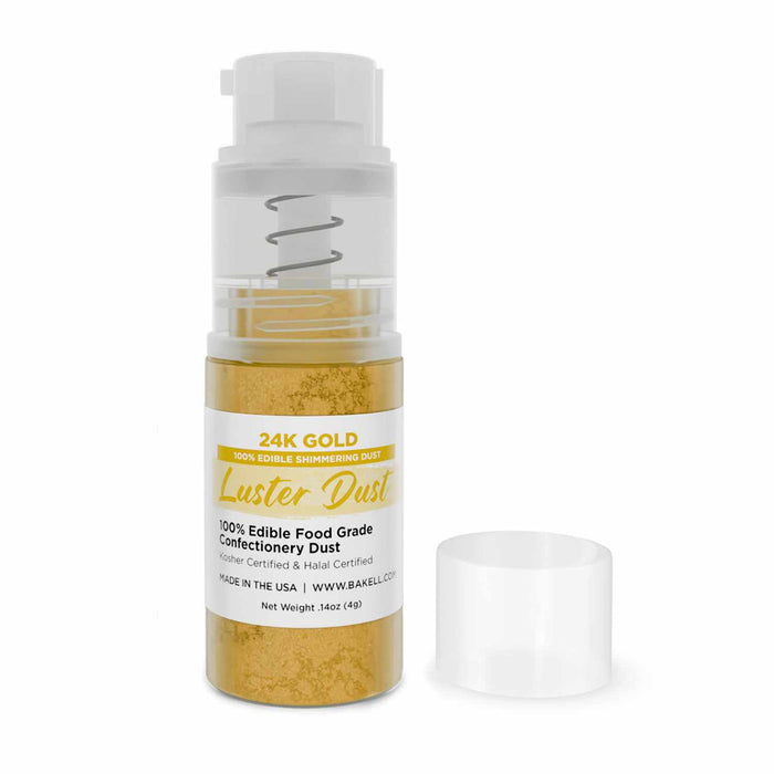 Purchase 24k Gold Luster Dust Mini Pumps Wholesale | Discounted Price