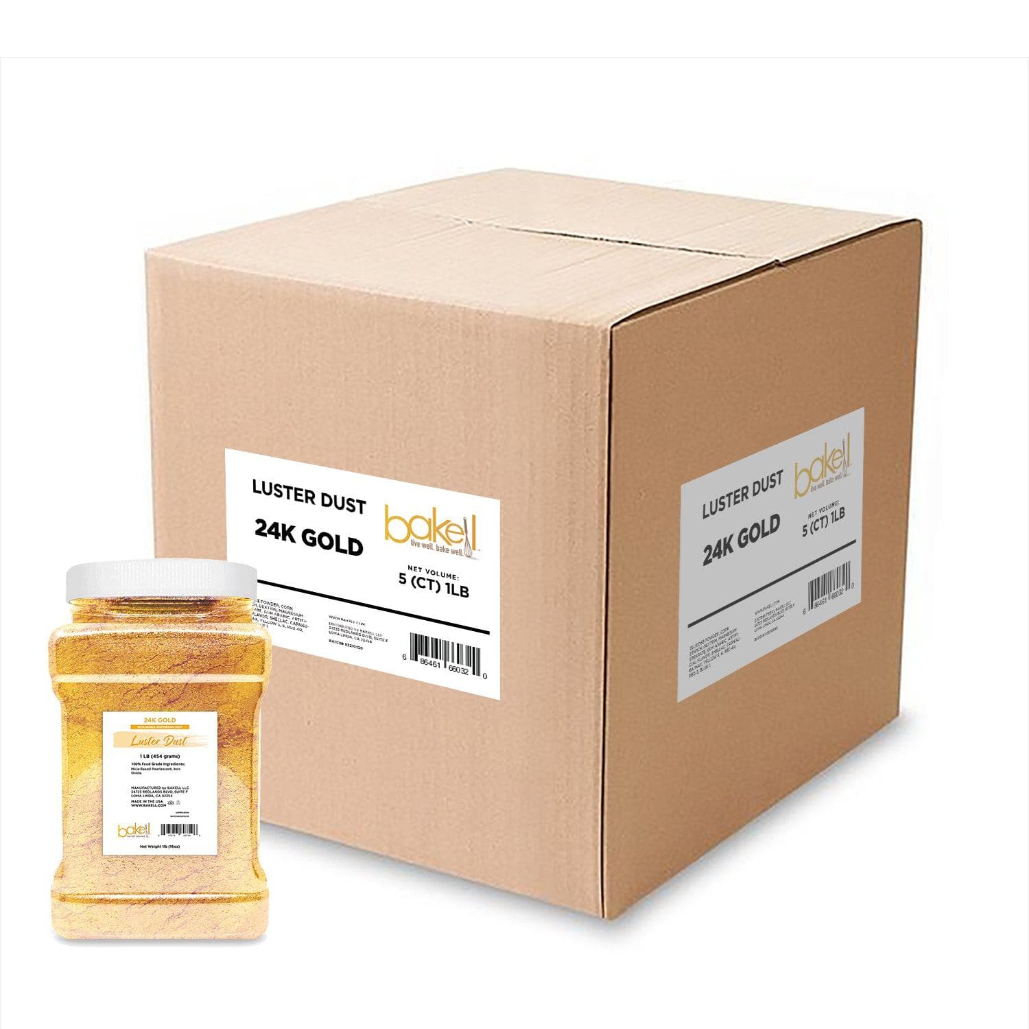 24K Gold Luster Dust Wholesale | Bakell.com