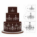 3 PC Ballroom Chandelier Stencil | Bakell.com