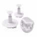 3 PC Butterfly Impression and Plunger Cutters Set | Bakell.com