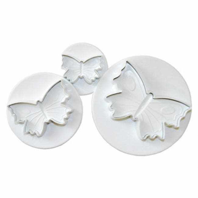 3 PC Butterfly Impression and Plunger Cutters Set | Bakell.com