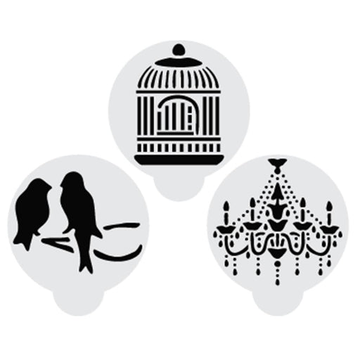 Shop Silhouette Birdcage Variety Stencils From $6.89 - Bakell