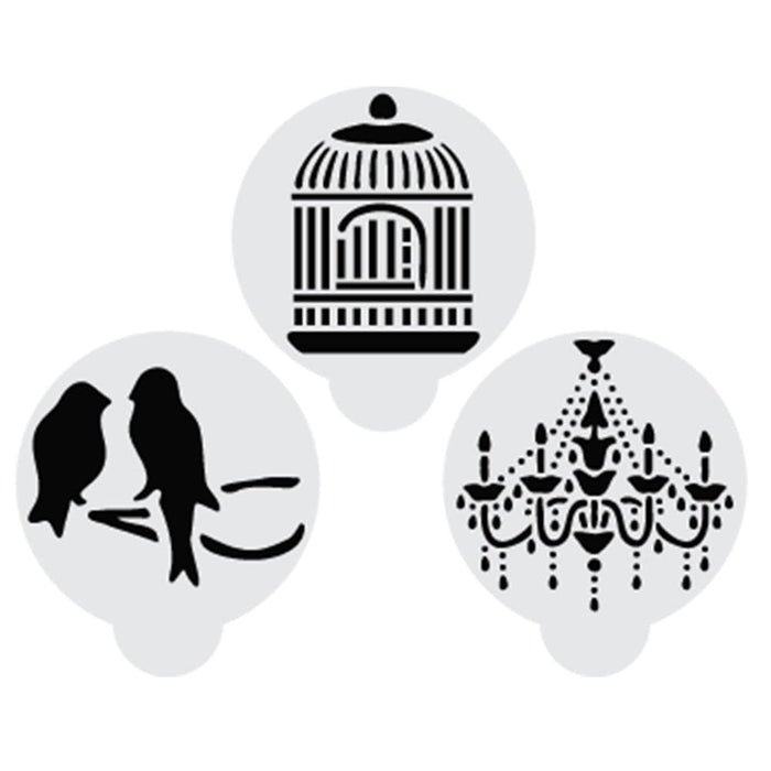 Shop Silhouette Birdcage Variety Stencils From $6.89 - Bakell
