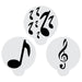 3 PC Music Notes and Treble Clef Cupcake Stencil Set | Bakell