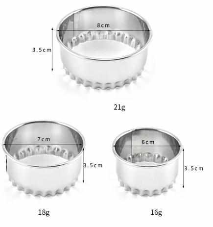 3 PC Nesting Fluted Round Biscuit Cutter | Bakell.com