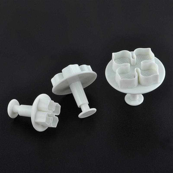 3 PC Set Hydrangea Flower Impression Fondant Cutters