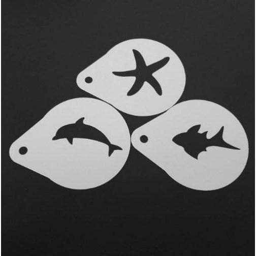 Buy Sea Cupcake Variety Stencil Pack From $7.89 - Bakell