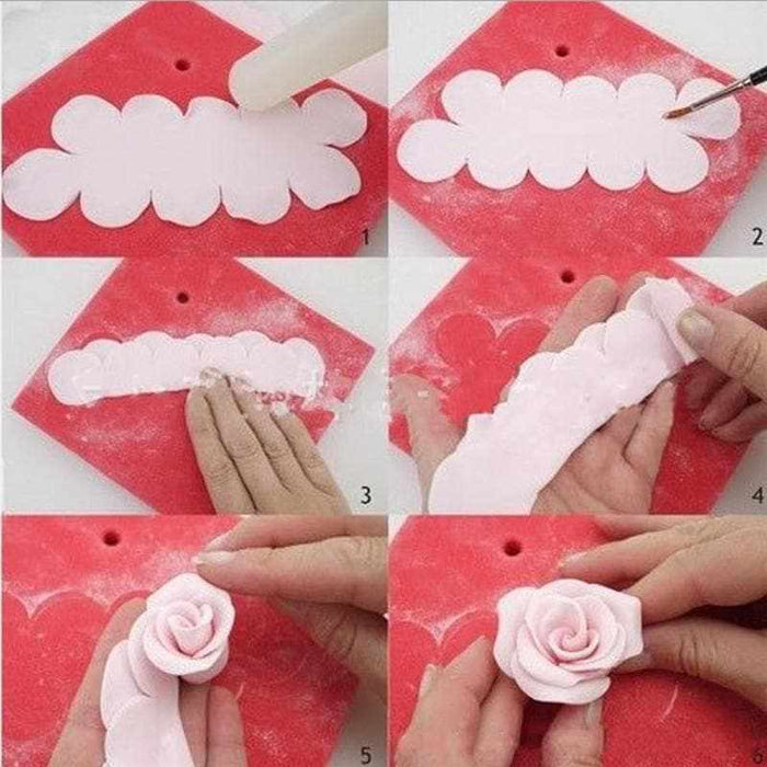 3 PC Set "The Easy Rose and Flower Cutter" Sugar craft | Bakell.com