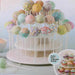 3 Tier White Stacked Cakepop, Cupcake and Dessert Display Tower Stand | Bakell