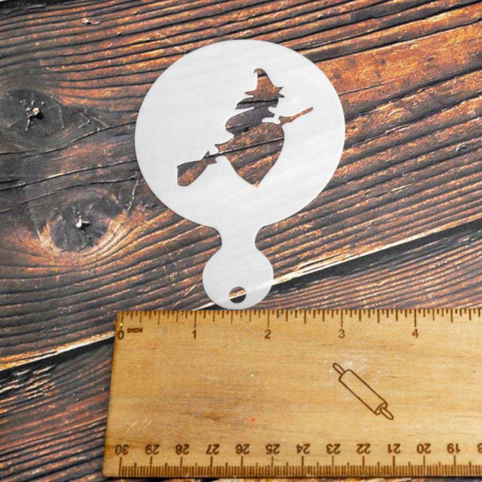 3x3 Flying Witch and Halloween Variety Stencil Pack | Bakell®- 4 PC Set-Stencils-bakell