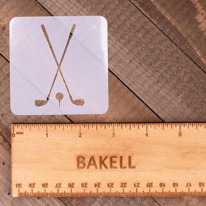 3x3 Golf Clubs Stencil | Bakell®-Stencils-bakell