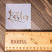 3x3 Happy Easter Stencil | Bakell.com