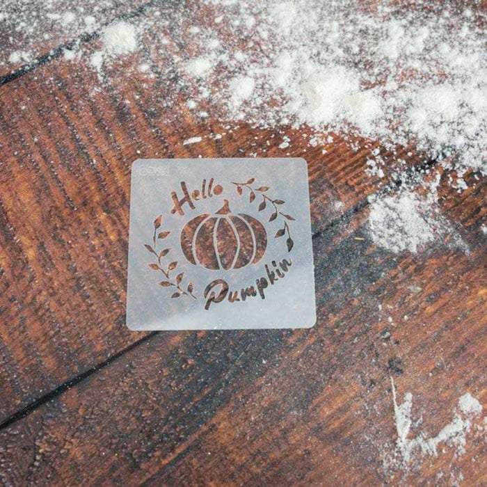 3x3 Hello Pumpkin Stencil | Bakell.com