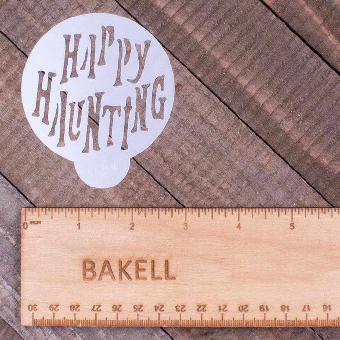 3x3 Round Halloween Themed Cupcake Stencils | Bakell.com