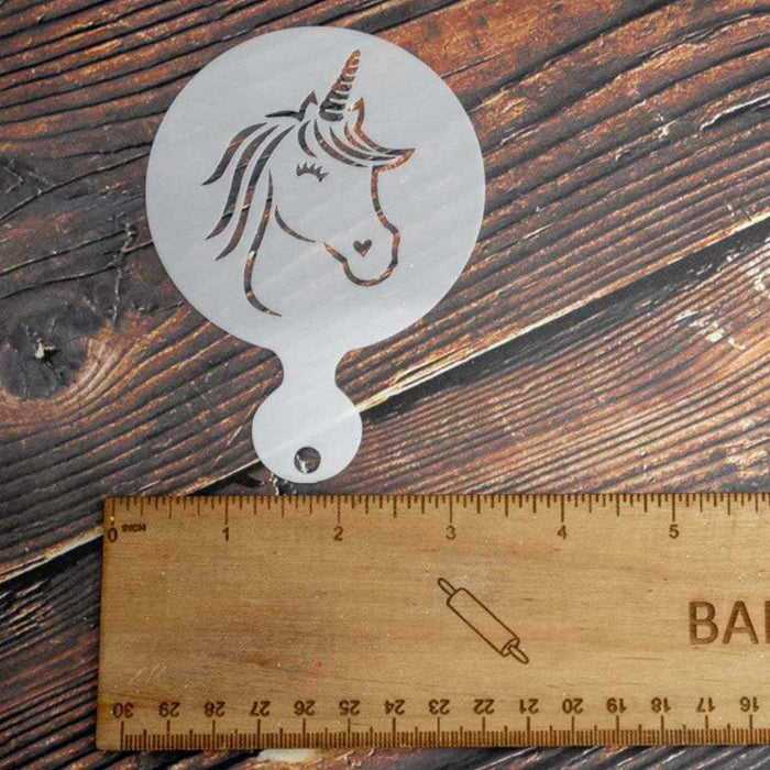 4 PC 3x3 Unicorn Variety Stencil Pack - Stencils For Cake | Bakell.com