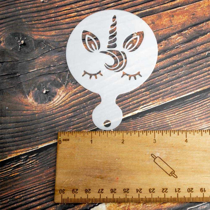 4 PC 3x3 Unicorn Variety Stencil Pack - Stencils For Cake | Bakell.com