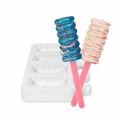 Silicon Cakesicles Popsicles Mold 8 Cavity With Stick – Bakers Supplies
