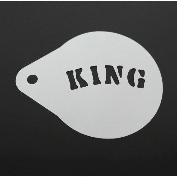 Buy Crown King Round Cupcake Stencils From $4.89 - Bakell