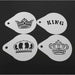 Buy Crown King Round Cupcake Stencils From $4.89 - Bakell