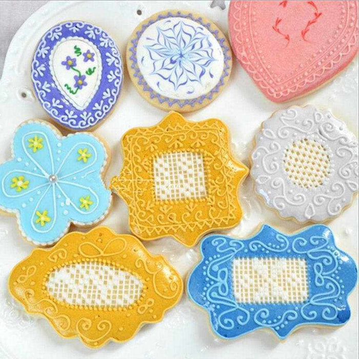 4 PC Fairy Tale and Princess "Frame Patterns" Cookie Cutter | Bakell