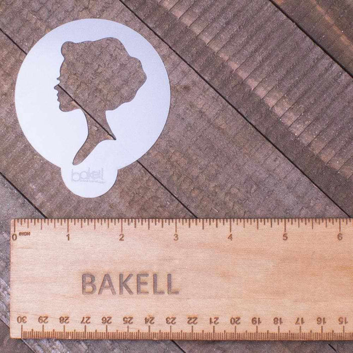 Shop Girl Silhouette Cupcake Variety Stencil Pack From $5.89 - Bakell