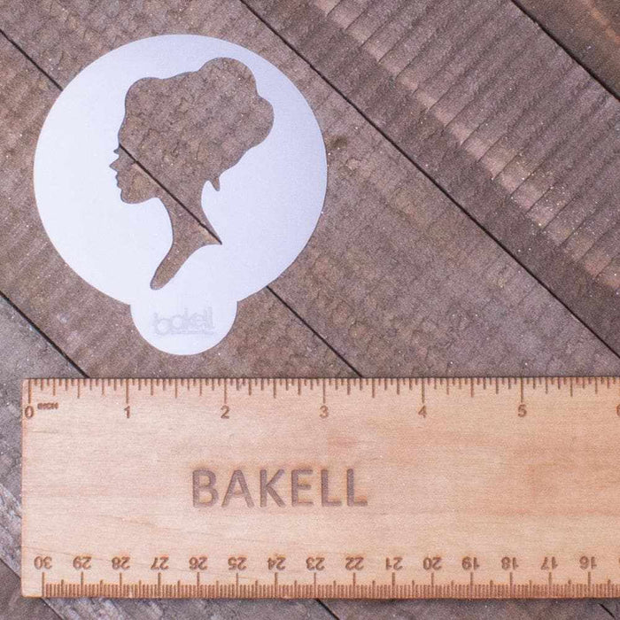 Shop Girl Silhouette Cupcake Variety Stencil Pack From $5.89 - Bakell