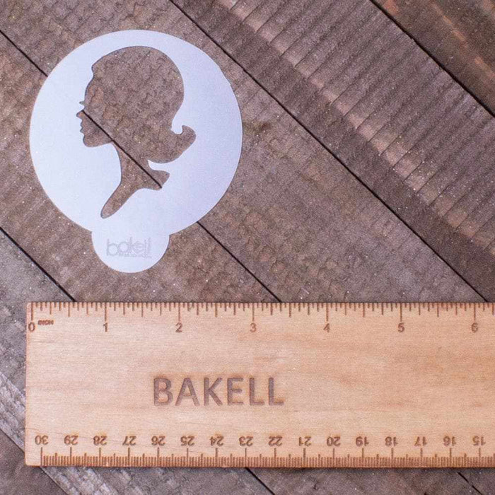 Shop Girl Silhouette Cupcake Variety Stencil Pack From $5.89 - Bakell
