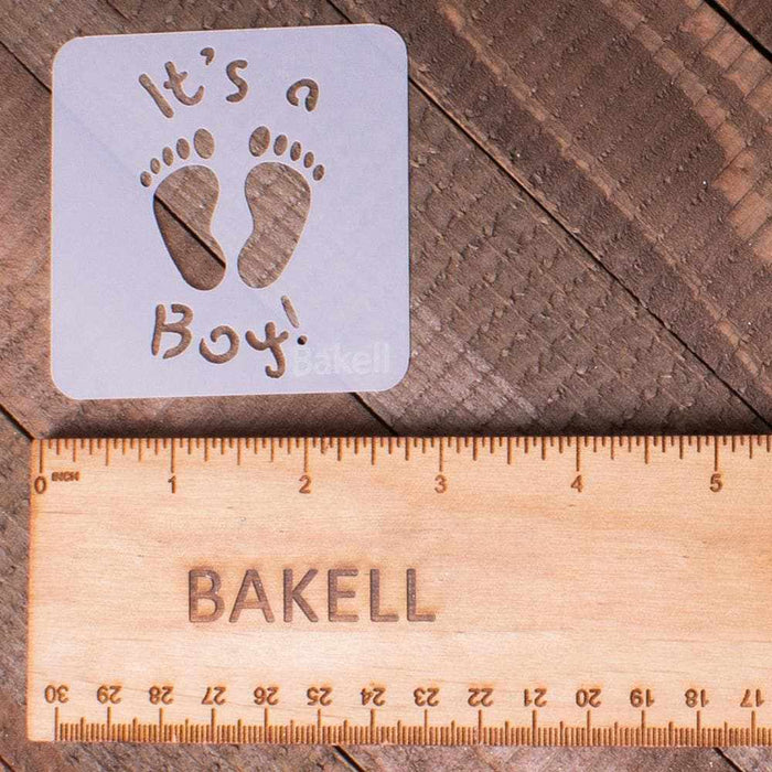 Buy Baby Shower "It's a Boy" Cookie Stencils | Bakell.com