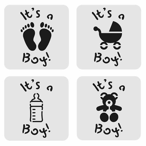 Buy Baby Shower "It's a Boy" Cookie Stencils | Bakell.com