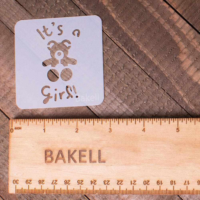 Buy Baby Shower Girl Stencils From $3.49 - Shower Stencils | Bakell.com
