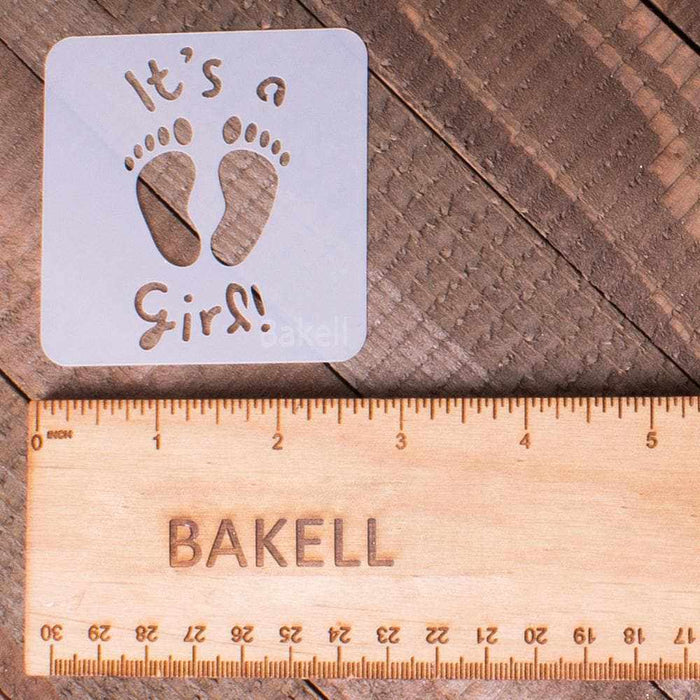 Buy Baby Shower Girl Stencils From $3.49 - Shower Stencils | Bakell.com