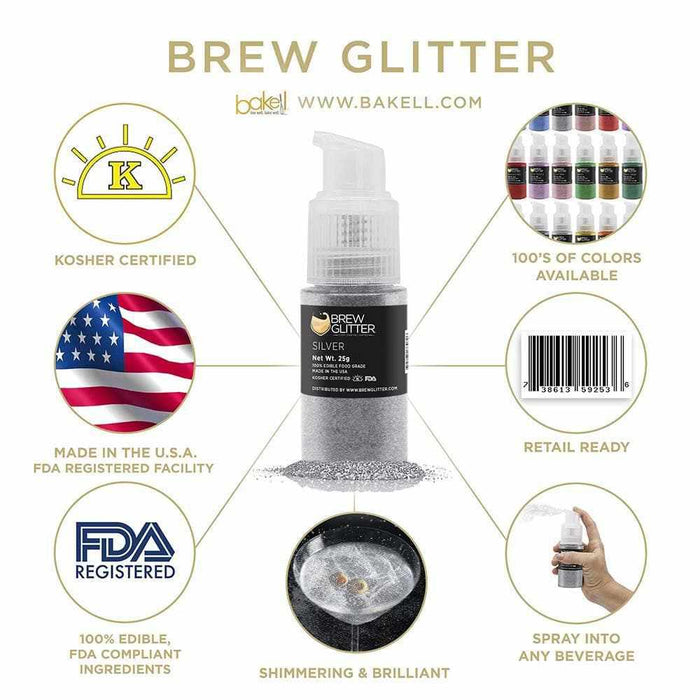 4th of July Brew Glitter Spray Pump Combo Pack Collection A (4 PC SET)-Brew Glitter Pump_Pack-bakell