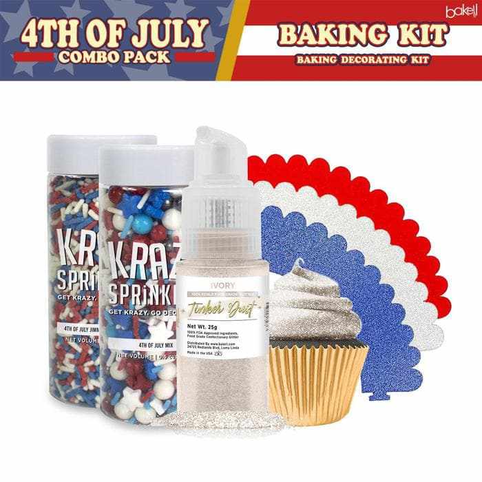 4th of July Collection Baking Decorating Gift Set C (6 PC SET)-4th of July_Gift Set-bakell