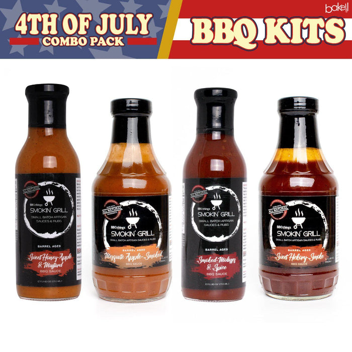 4th of July Collection BBQ Gift Set B (4 PC SET)-4th of July_Gift Set-bakell