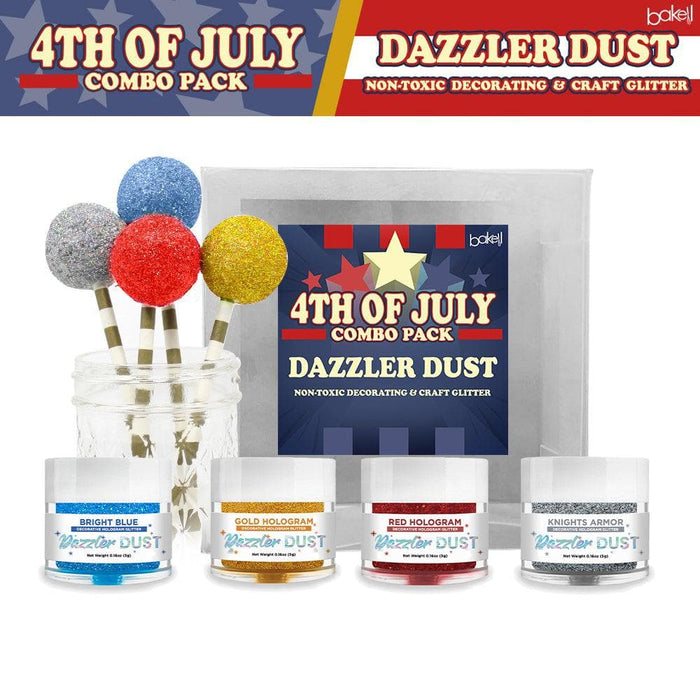 4th of July Dazzler Dust Combo Pack Collection B (4 PC SET)-Dazzler Dust_Pack-bakell