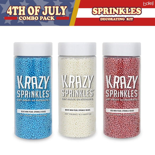 4th of July 3 PC Krazy Sprinkles Combo Pack Collection A | Bakell