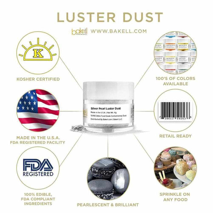 4th of July Luster Dust Combo Pack Collection A (4 PC SET)-Luster Dust_Combo Pack-bakell