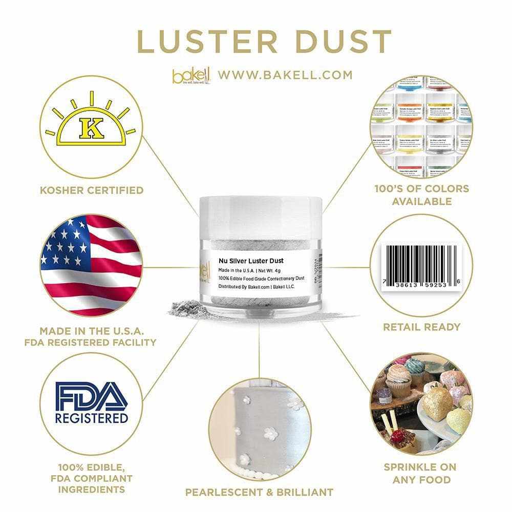 4th of July Luster Dust Combo Pack Collection A (8 PC SET)-Luster Dust_Combo Pack-bakell